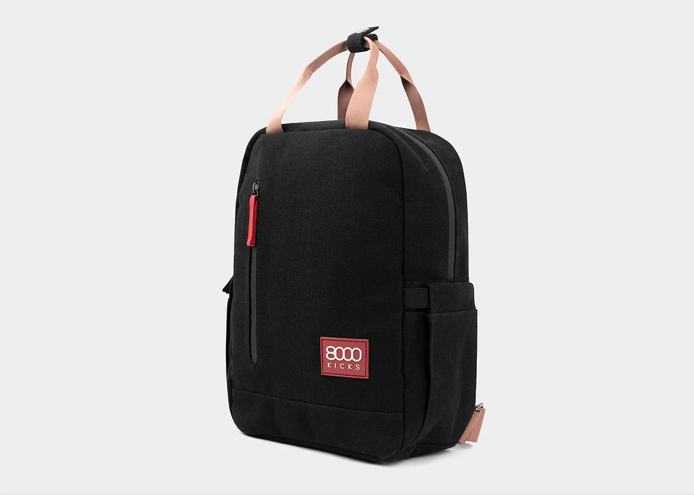 Small Hemp Backpack in Black - Image 2