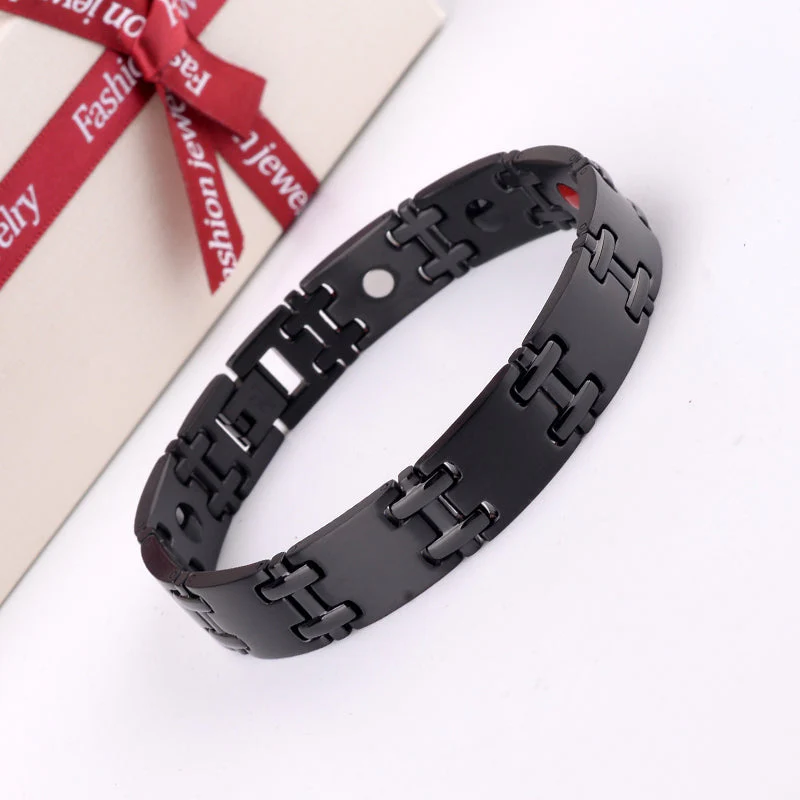 Stainless Steel Energy Bracelet 4-in-1. 2 Colors available. Model B005 - Image 3