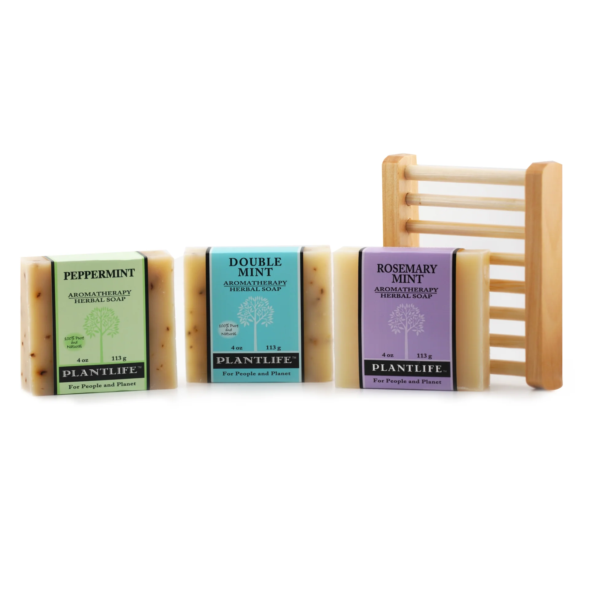 Starter Soap Bundle with a Wood Dish - Image 2
