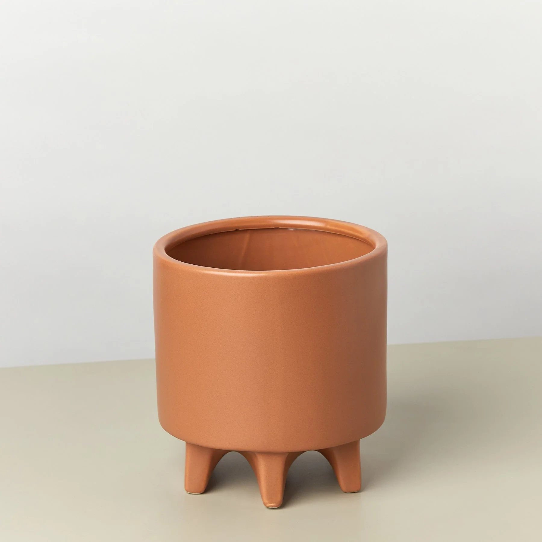 Stone Footed Planter - 6.5 Inch - Image 2