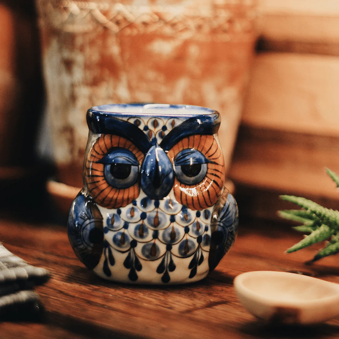 Stoneware Owl Mug by Upavim Crafts - Image 3