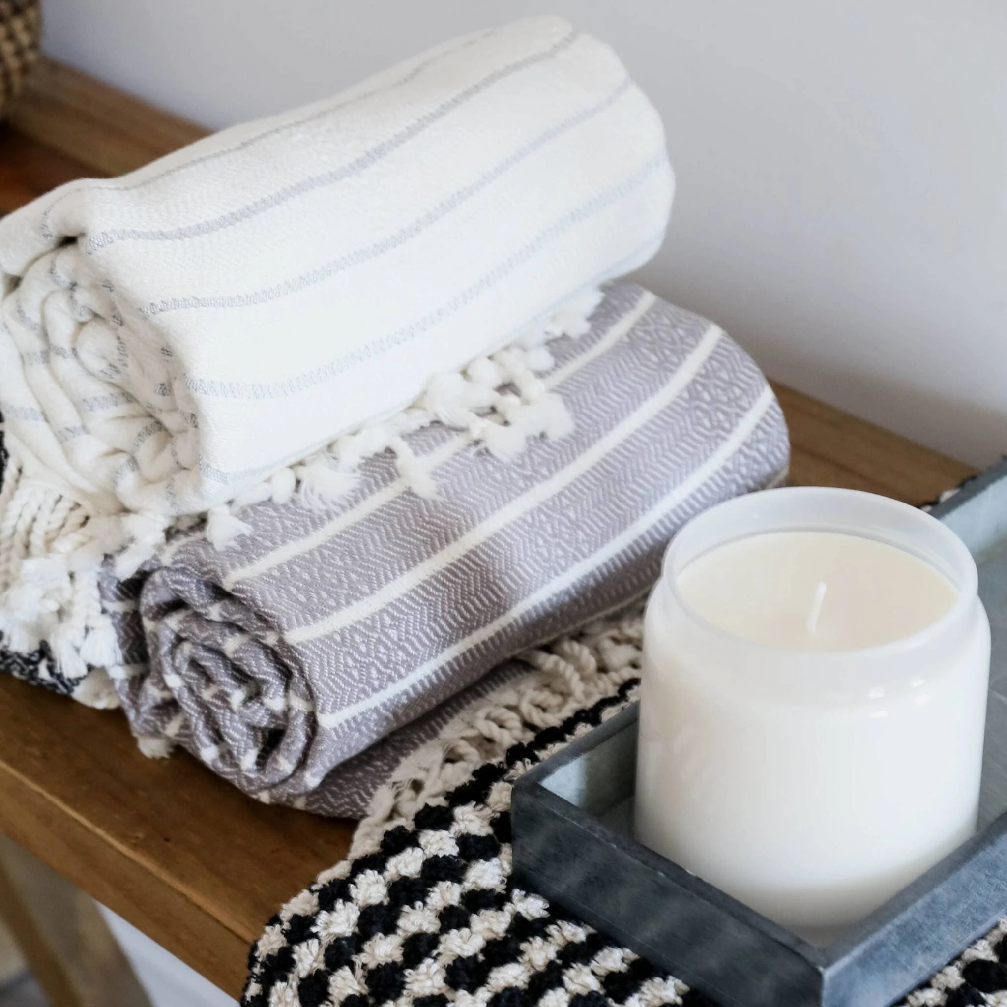 Striped Bamboo Towel by POKOLOKO - Image 7