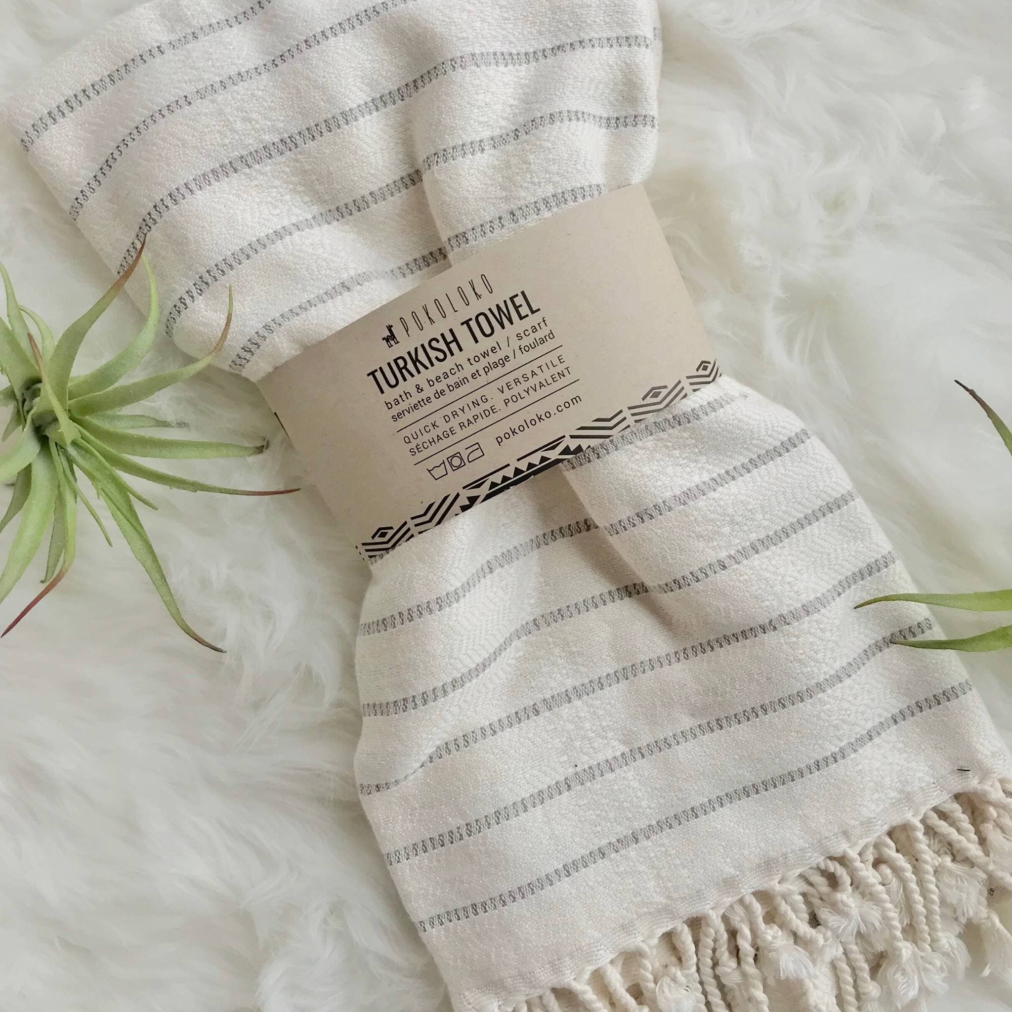 Striped Bamboo Towel by POKOLOKO - Image 8
