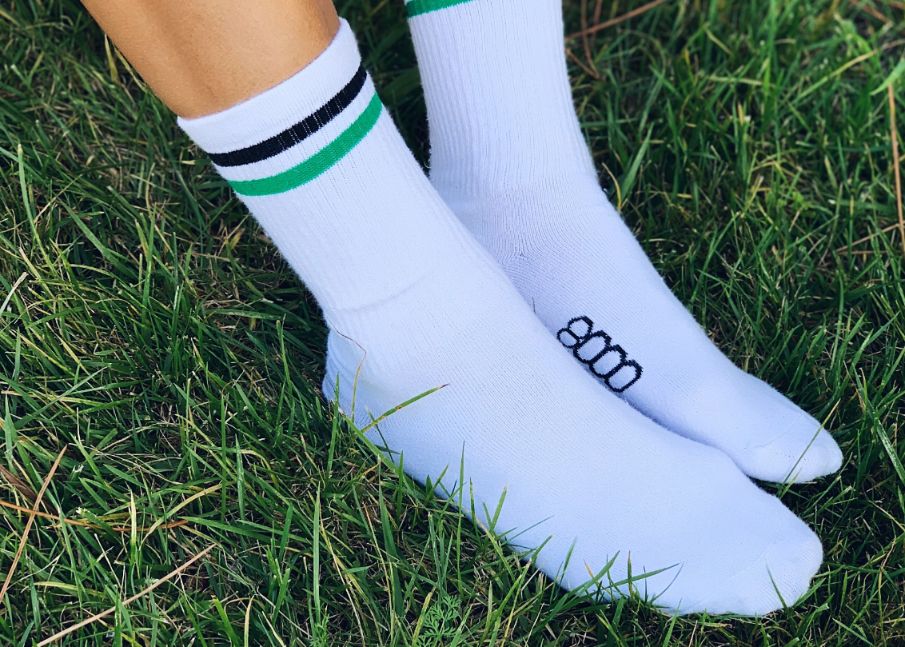 Striped White Socks - Image 4