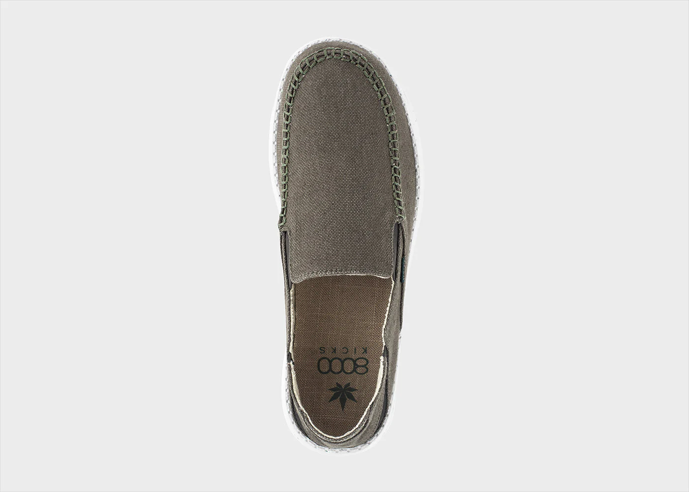SunSlide Hemp Slip-on for Women in Dark Green - Image 3