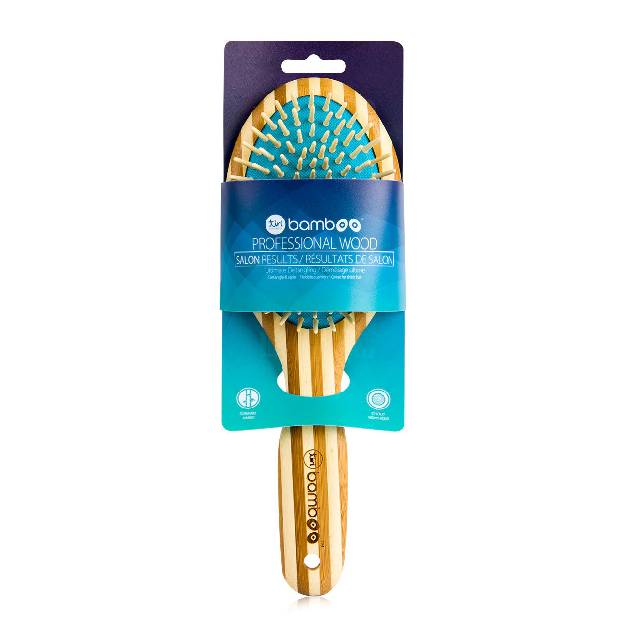 Sustainable Bamboo Brush with Natural Bristles - Image 3
