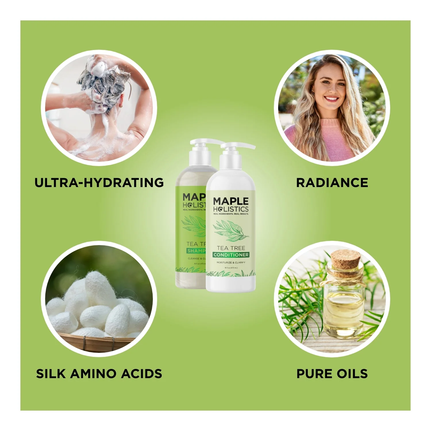 Tea Tree Shampoo and Conditioner Set - Image 44
