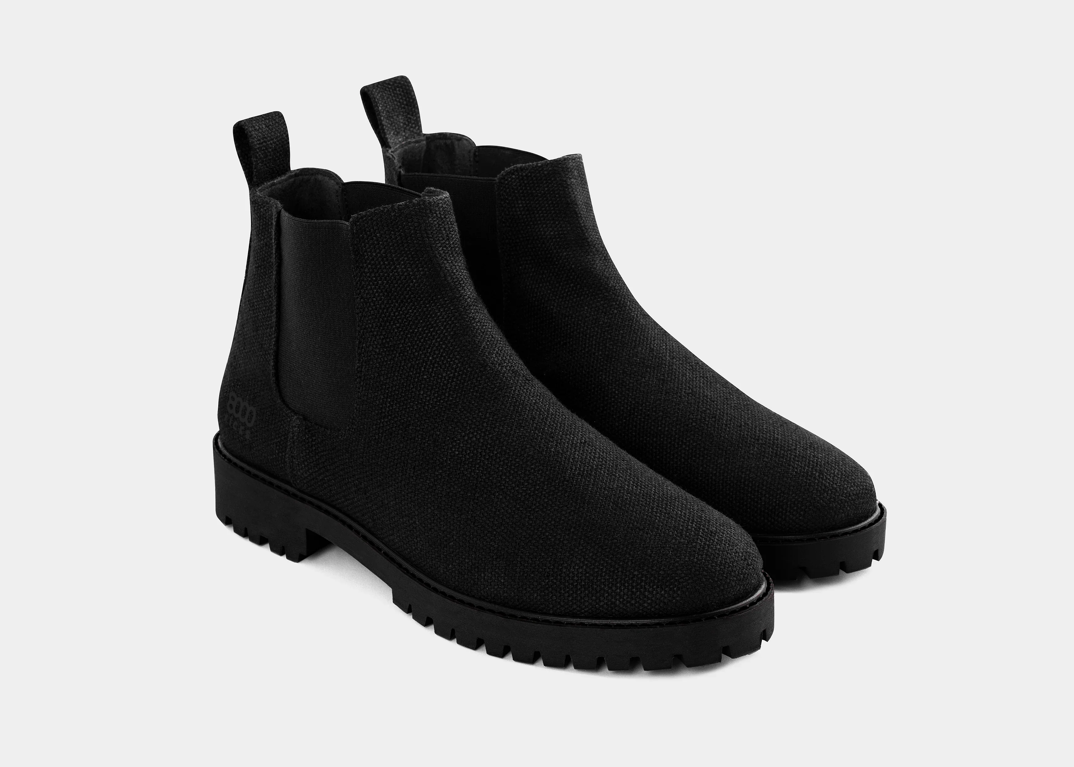 The Crossover Hemp Chelsea for Women in Full Black - Image 2