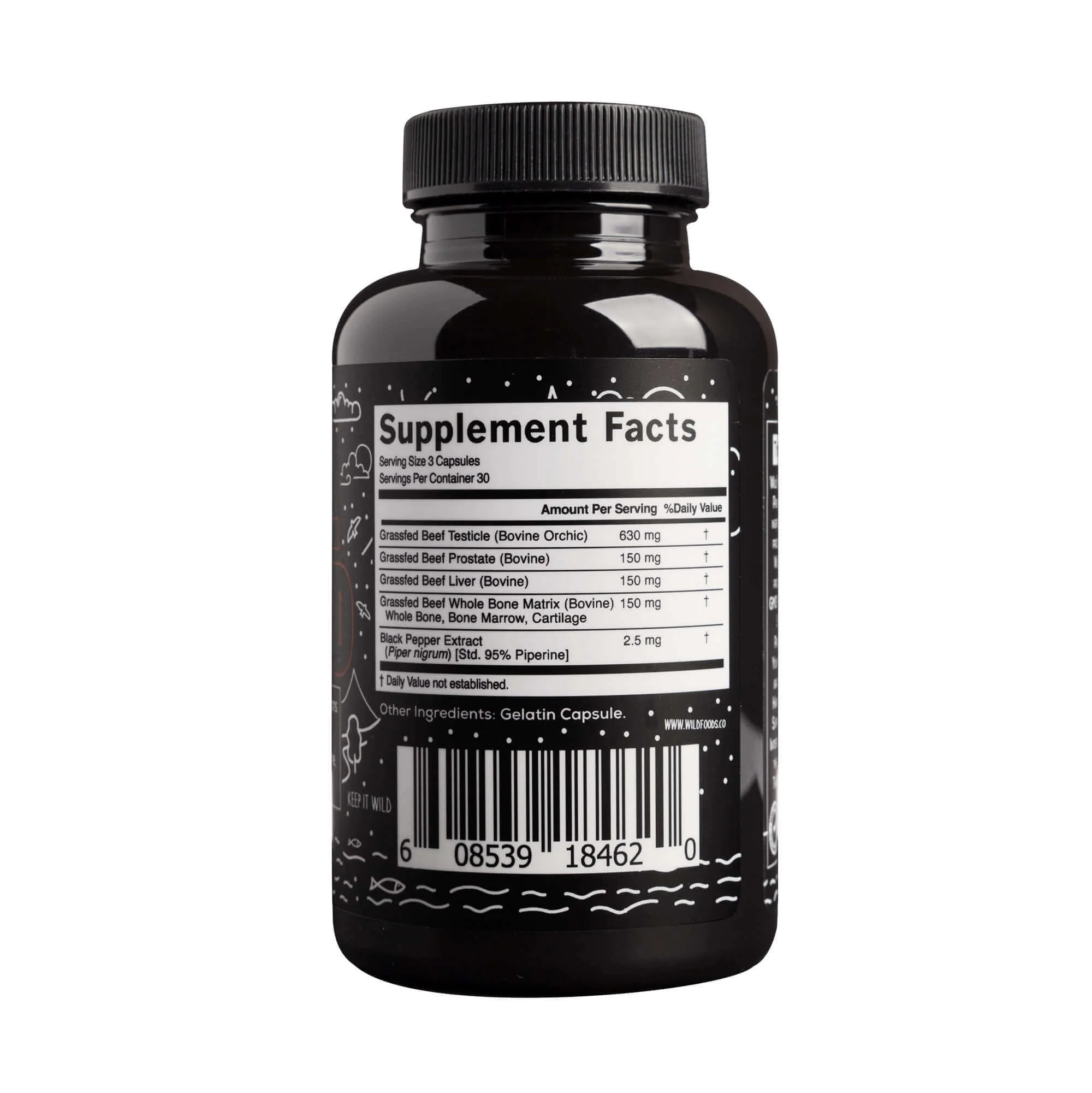 The Wild Man Stack: Bull Blend Organs Complex + Wild Man Herbal Testosterone Blend by Wild Foods - Image 3