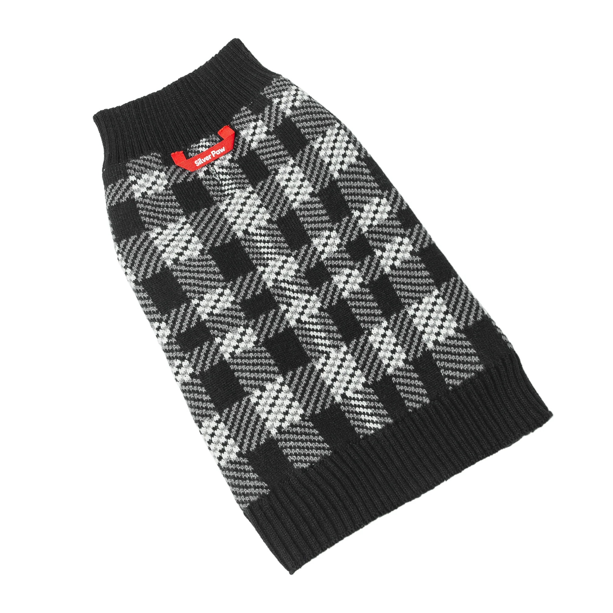 Theo Dog Sweater – Sherpa-Lined Plaid Design - Image 4