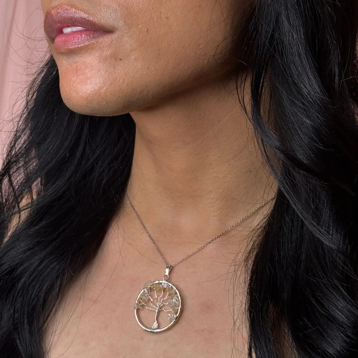 Tree of Life Gemstone Necklace - Image 5