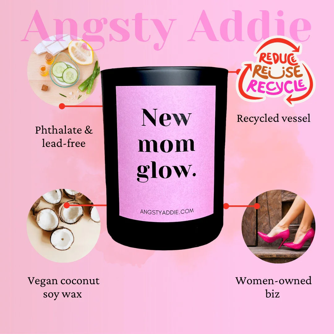 Trimester Turmoil candle by Angsty Addie - Image 7