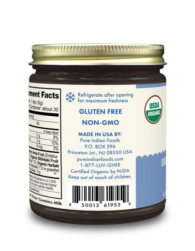 Triphala Ghee 5.3 oz, Certified Organic - Image 5