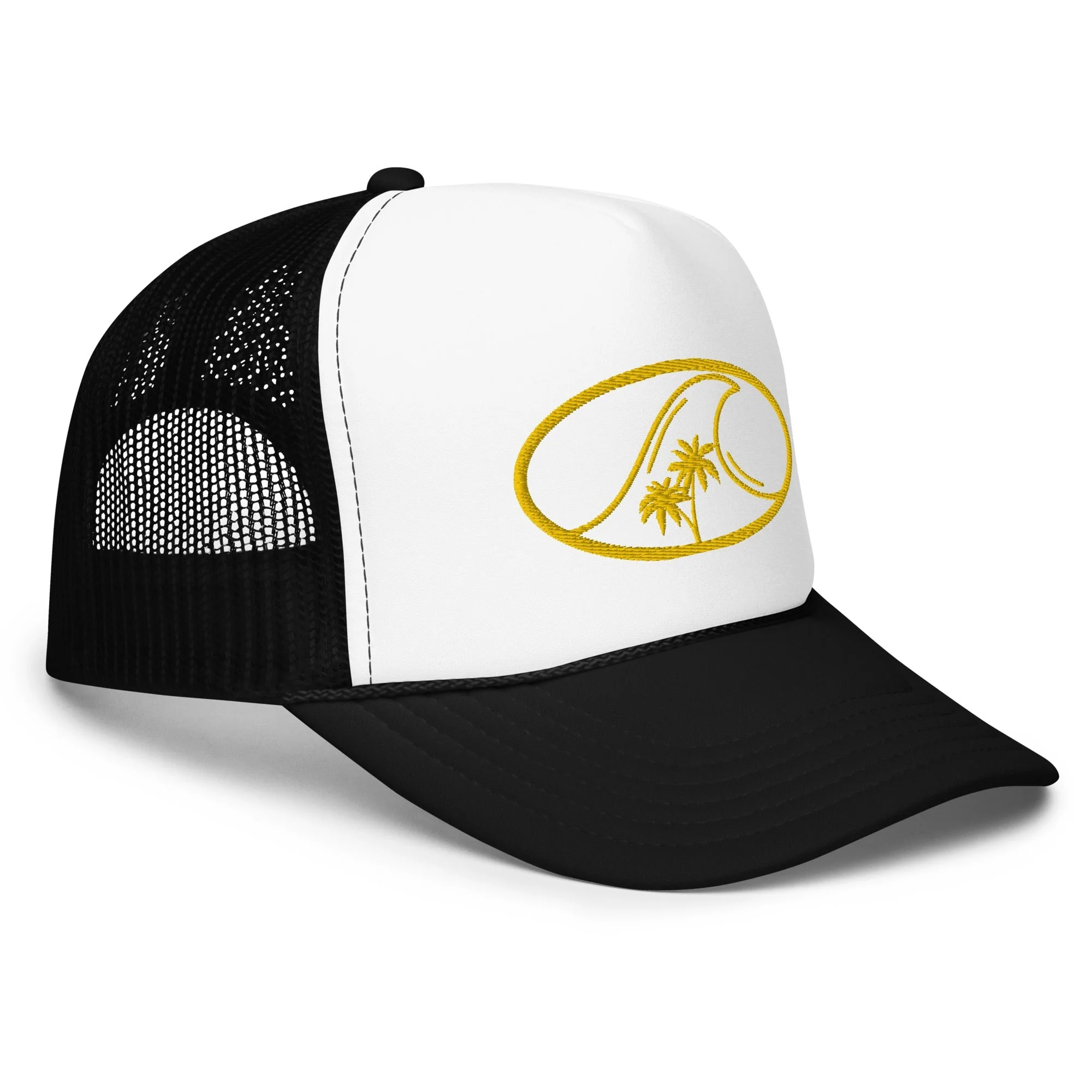 Tropical Seas Casual Foam Trucker Hat - Image 3