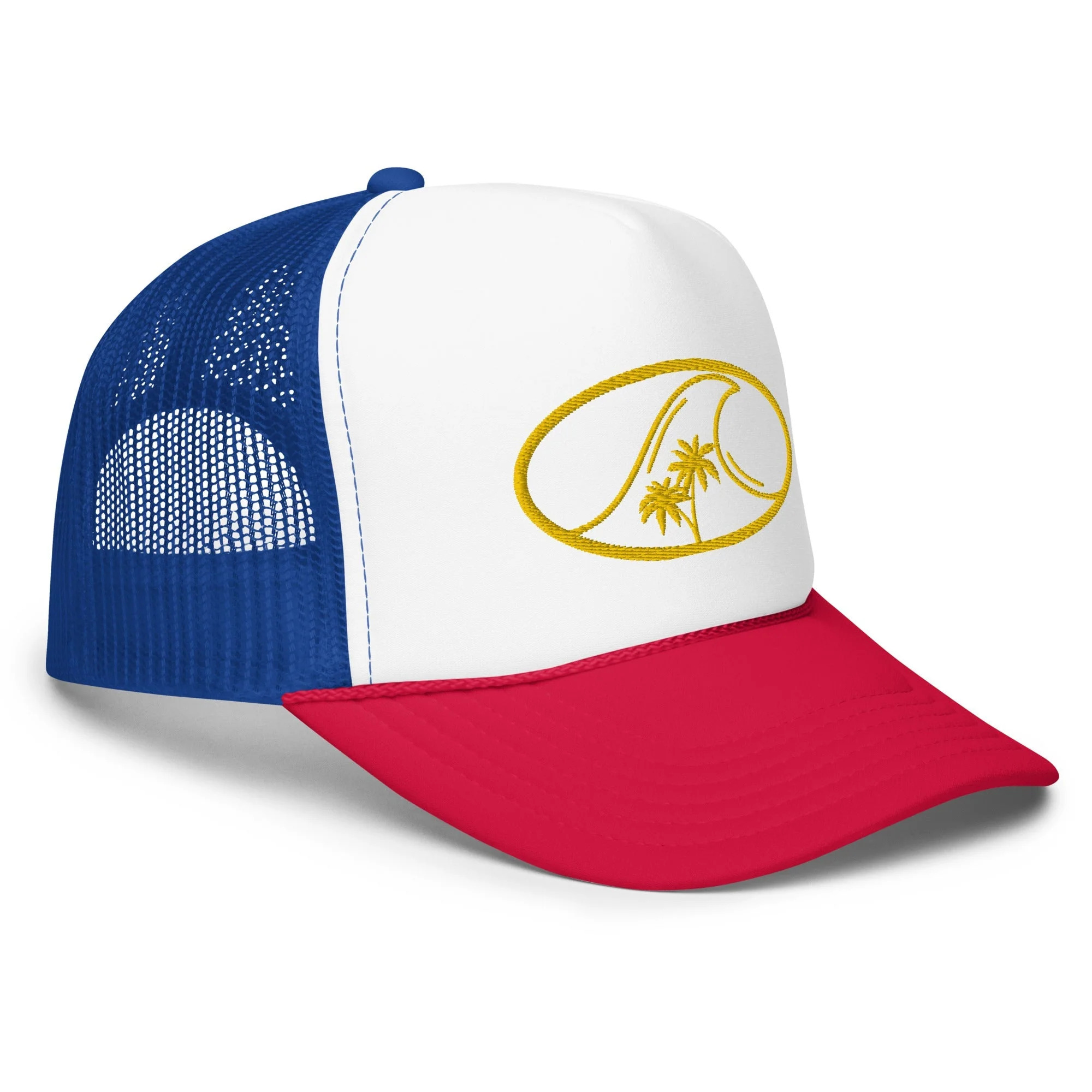 Tropical Seas Casual Foam Trucker Hat - Image 6