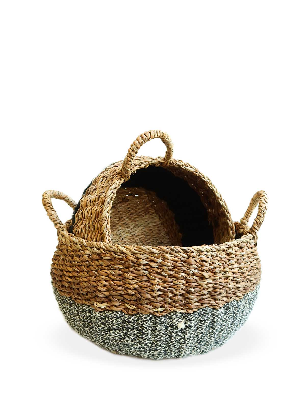 Ula Floor Basket - Black - Image 5