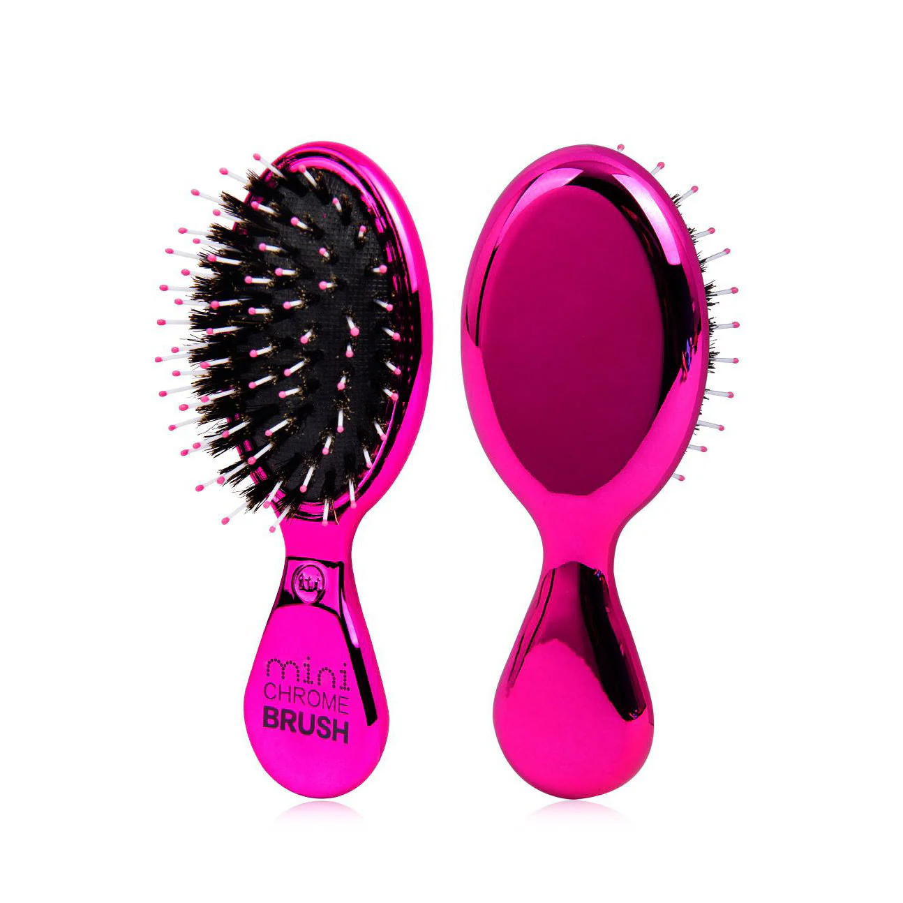 (Value 2-Pack) Mini Boar Bristle Hair Brush - Image 6