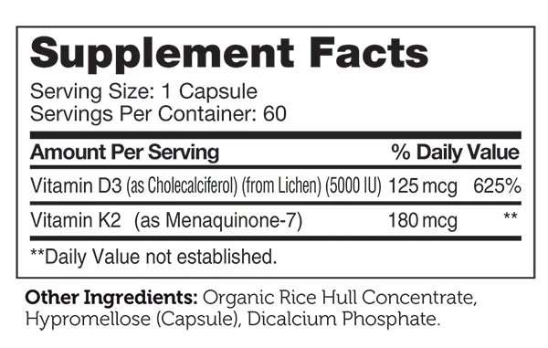 Vitamin D3 and K2 Capsules - Image 4