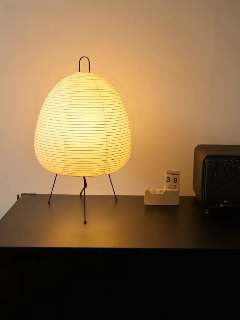 Wabi Sabi Table Lamp - Decorative Japanese Paper Lantern - Image 2
