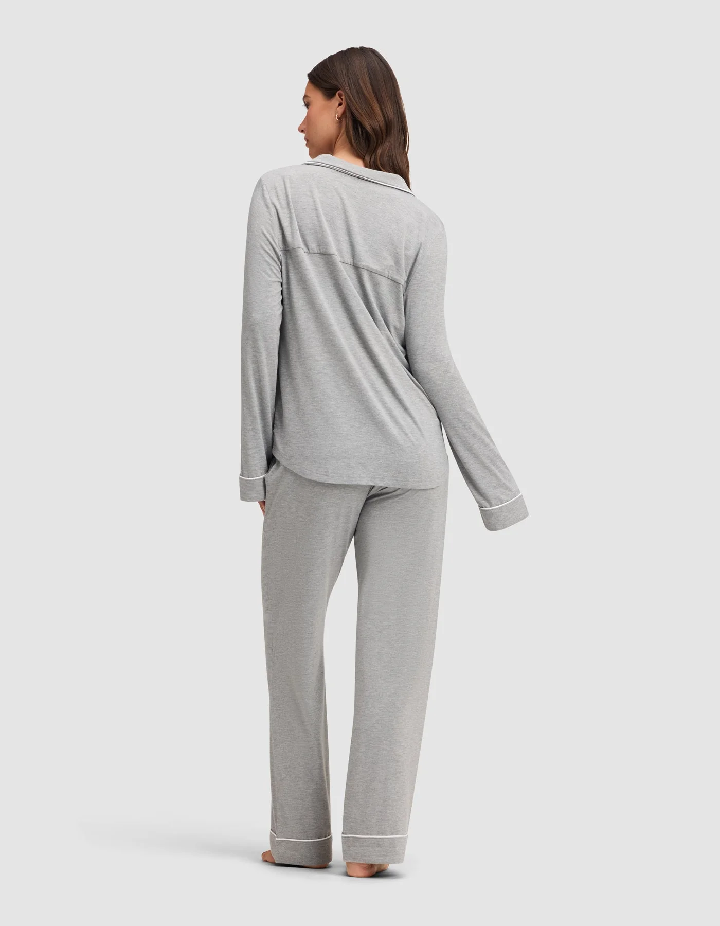 Women's Bamboo Stretch-Knit Long Sleeve Pajama Set TALL - Image 22