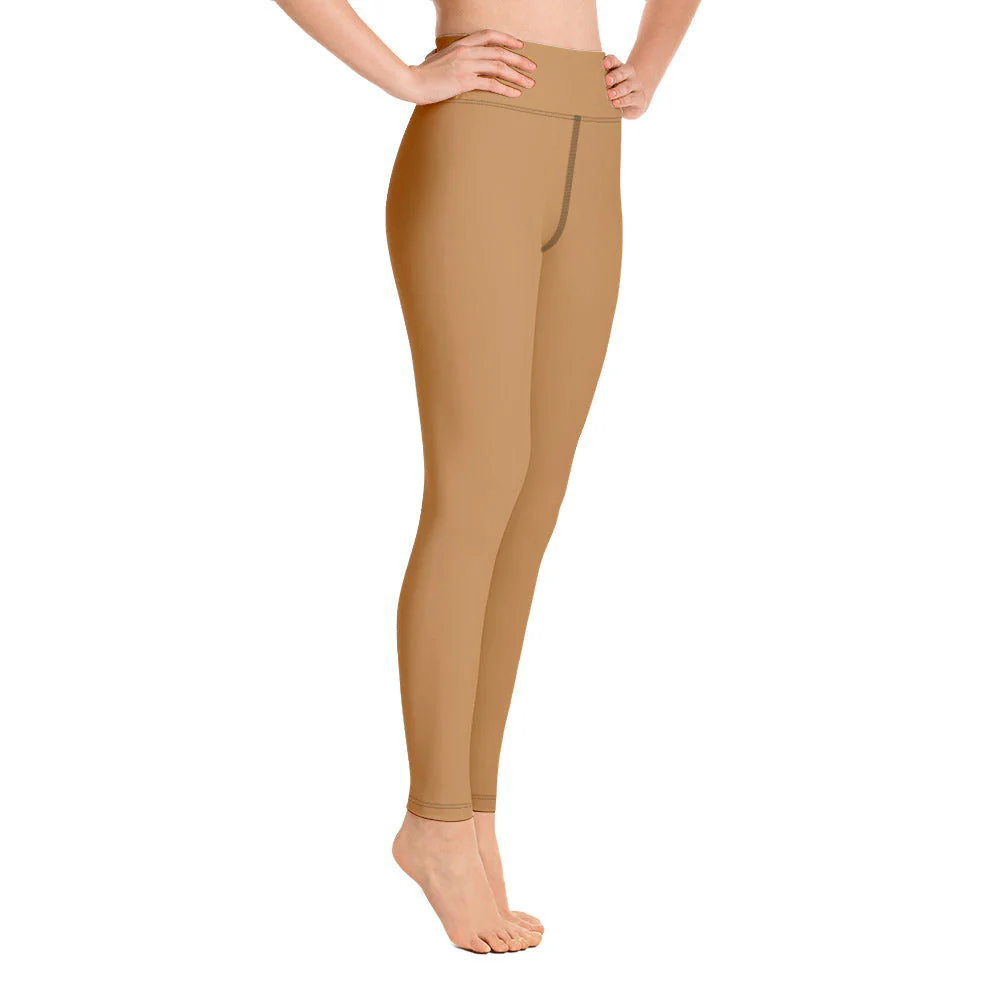 Women's Tropical Drift Wood Yoga Leggings - Image 4