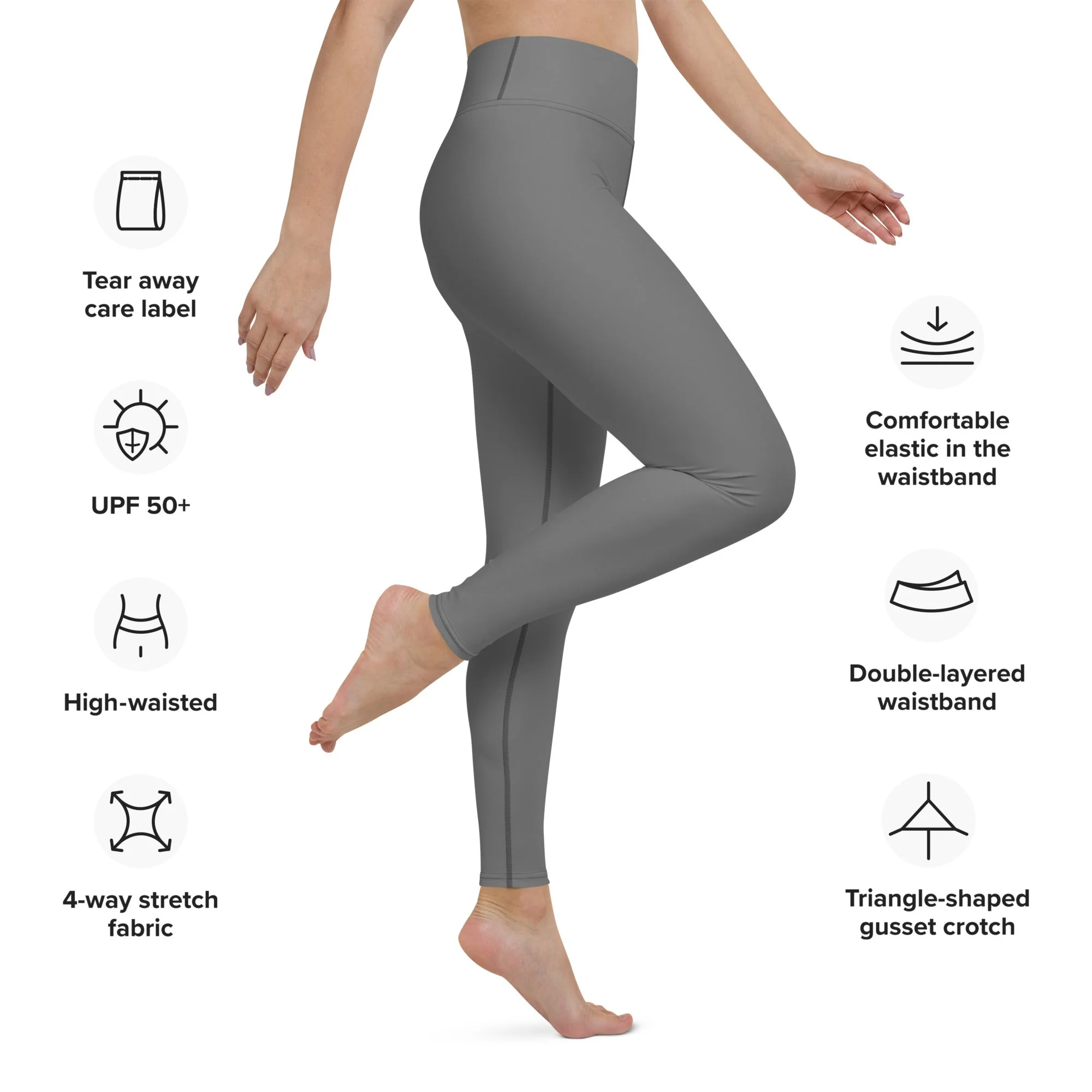 Women's Tropical Storm Yoga Leggings - Image 2