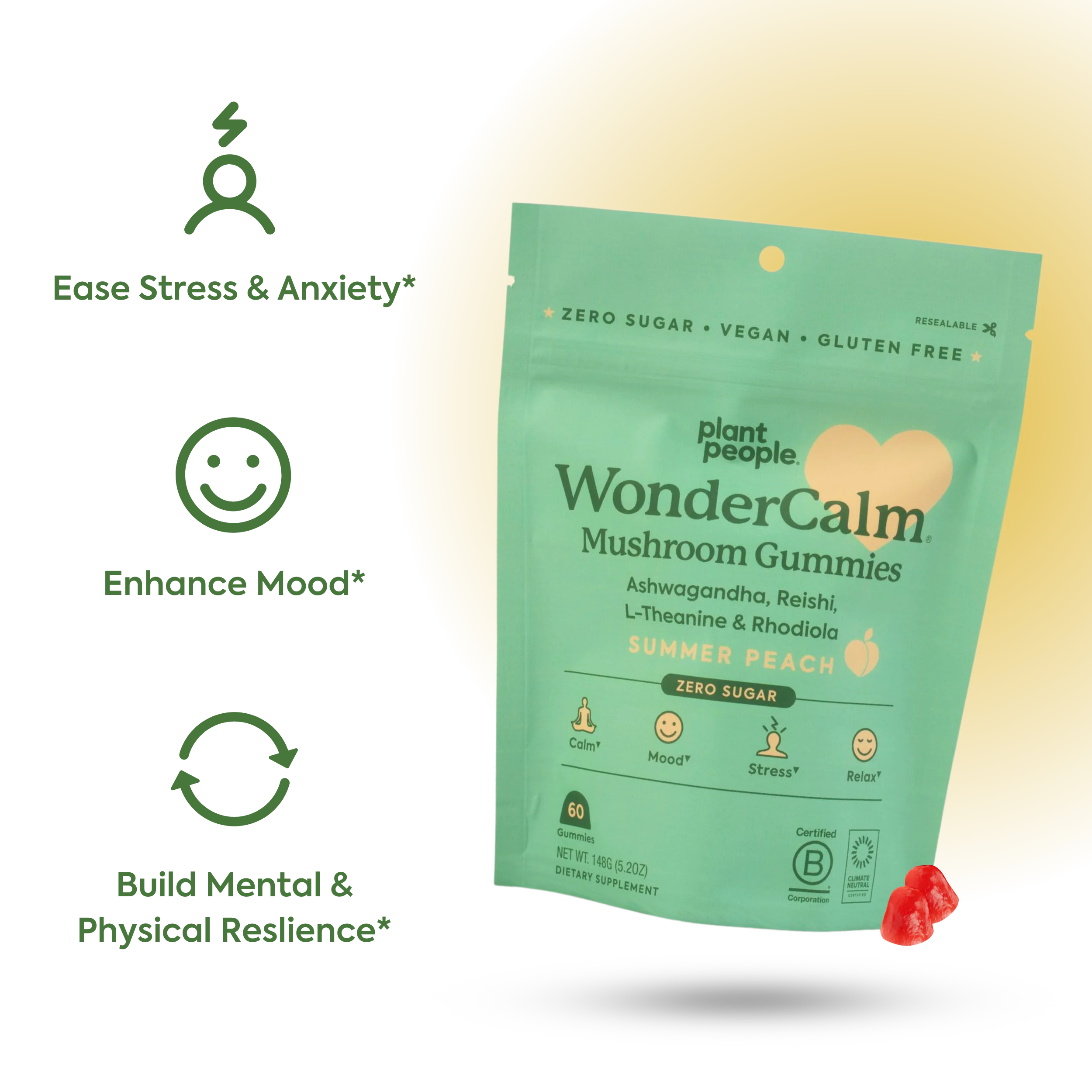 WonderCalm Mushroom Gummies - Image 2